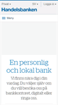Mobile Screenshot of handelsbanken.se