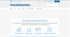 Desktop Screenshot of handelsbanken.no