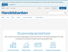 Tablet Screenshot of handelsbanken.no