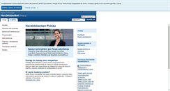 Desktop Screenshot of handelsbanken.pl