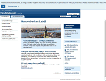 Tablet Screenshot of handelsbanken.lv