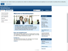 Tablet Screenshot of handelsbanken.us