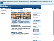 Tablet Screenshot of handelsbanken.fr